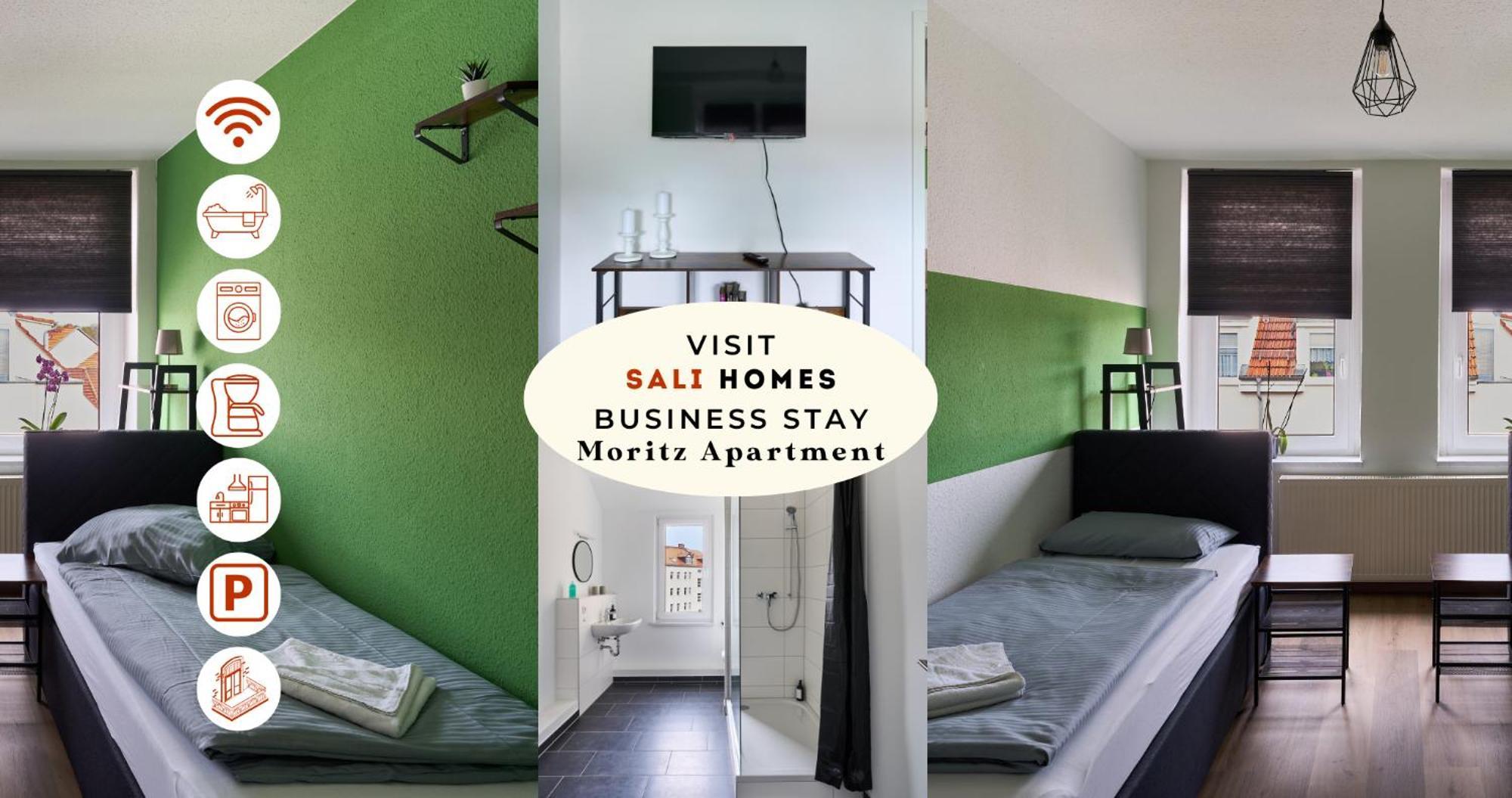 Sali-Homes Boarding Haus Monteur-Wohnungen Balkon Vollkueche Autobahnaehe Markranstädt Extérieur photo